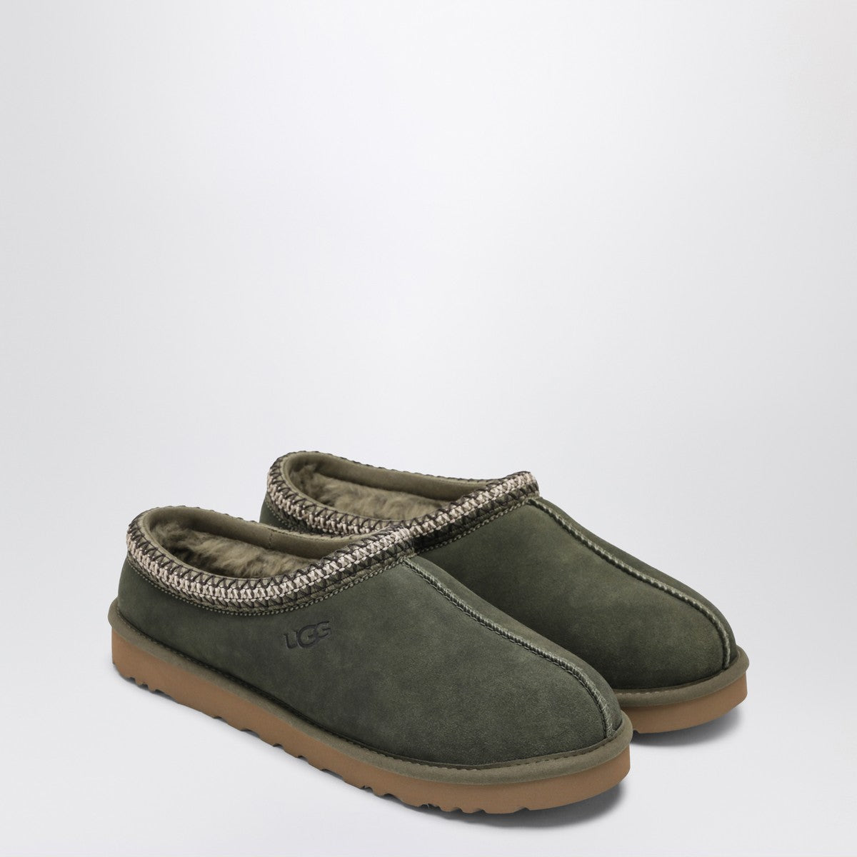Ugg Ciabatta Tasman Baxter vert olive en daim