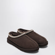 Ugg Tasman cocoa-coloured leather slip-ons