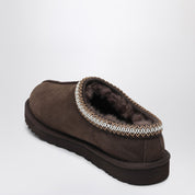 Ugg Tasman cocoa-coloured leather slip-ons