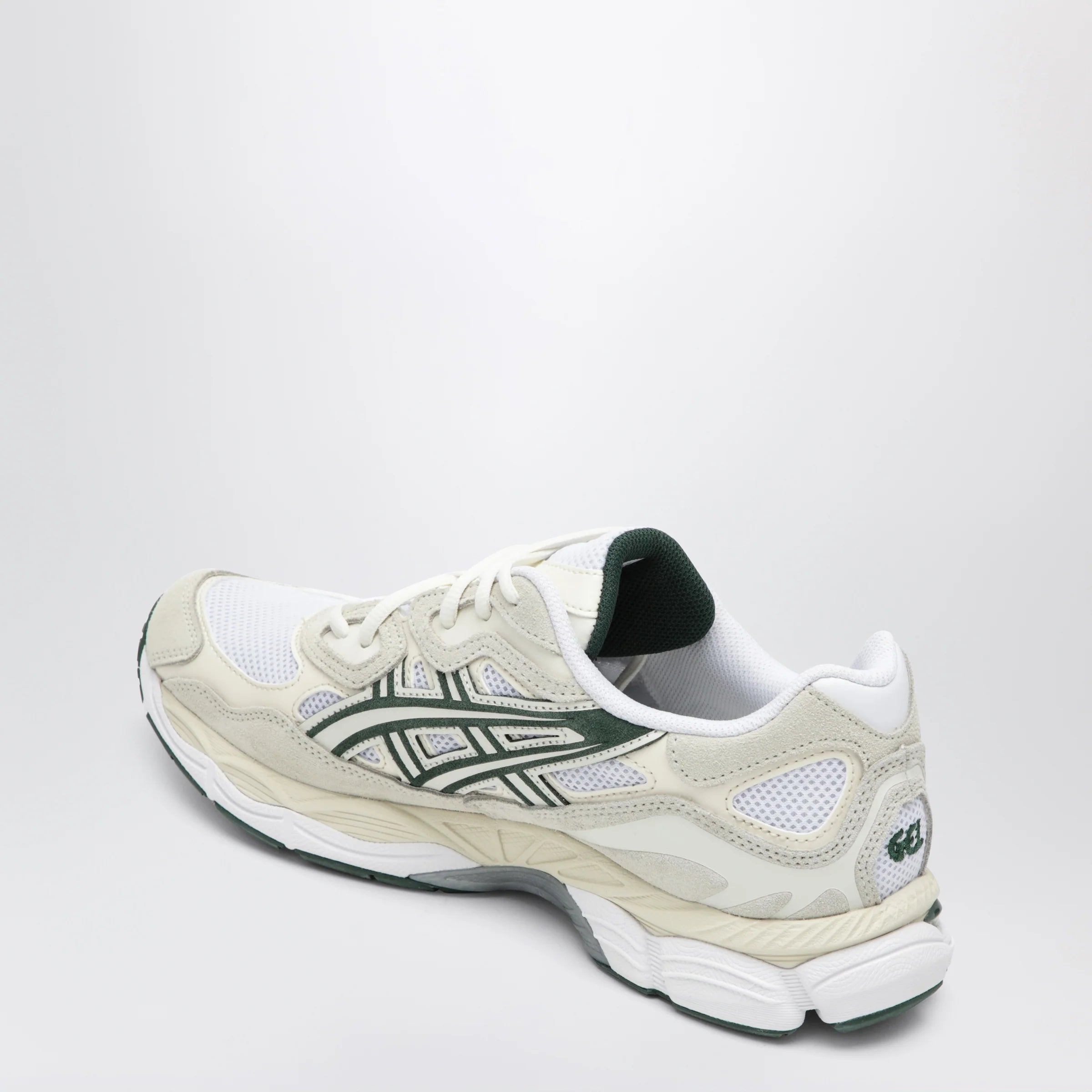 ASICS GEL-NYC Ivory/Forest Night trainers