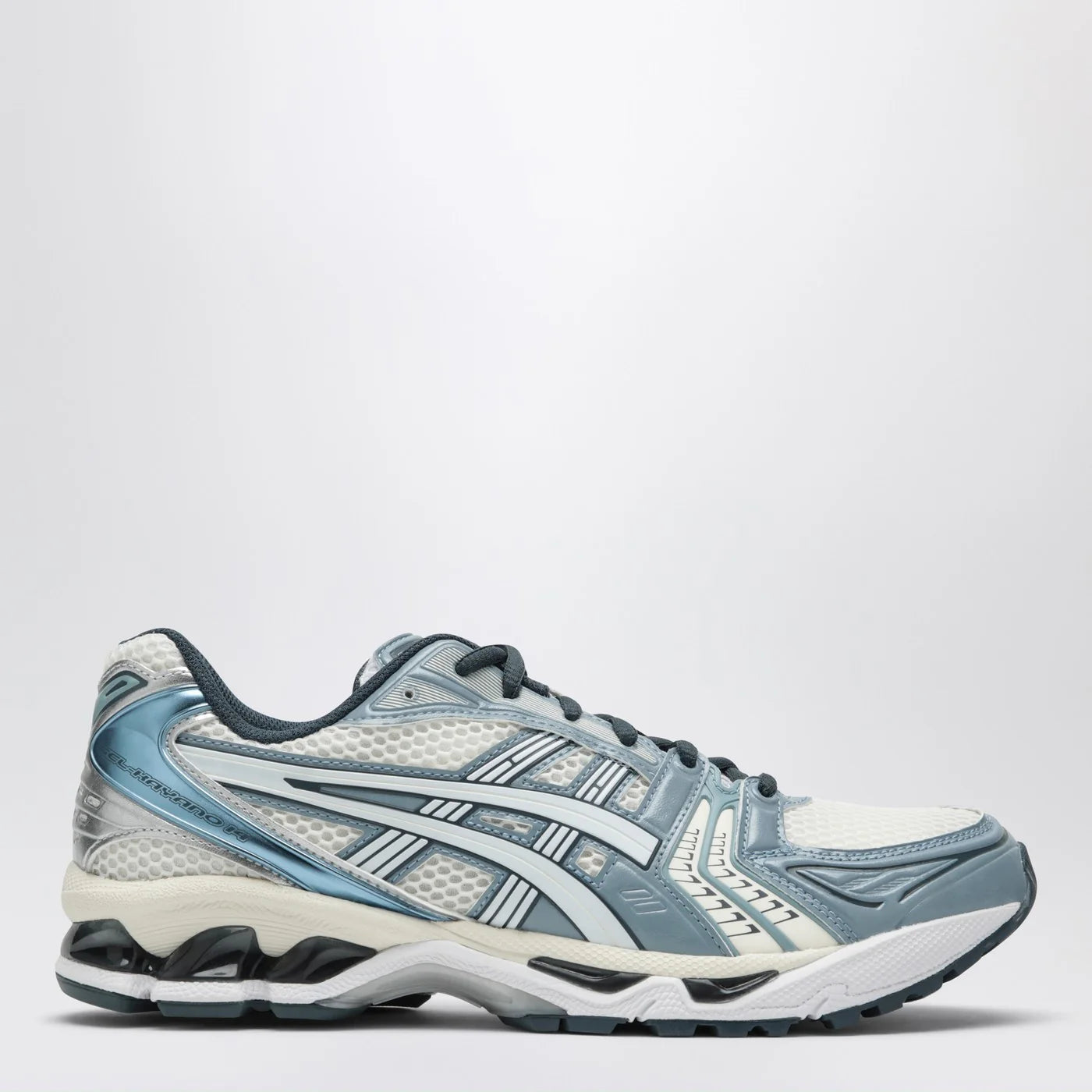 ASICS Gel-Kayano 14 Sneakers in Cream/Raw Indigo