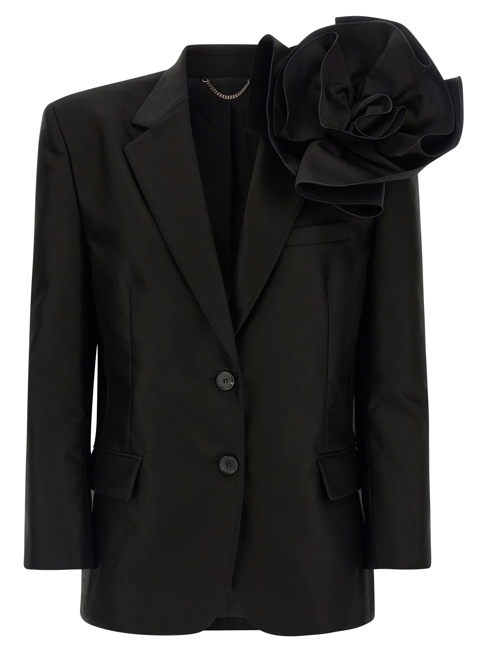 Magda Butrym 04 Blazer Jacket — Black Oversize