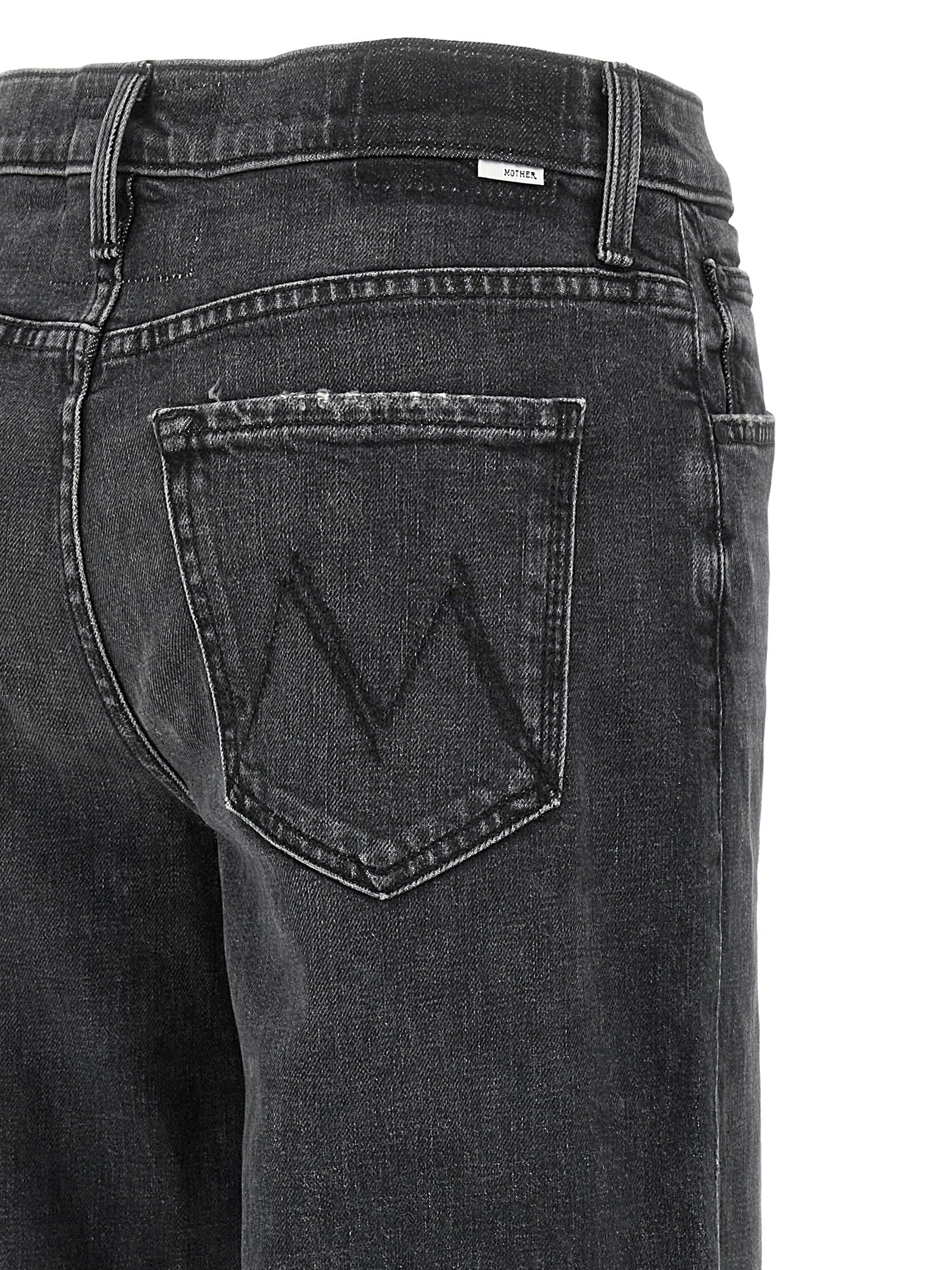 Mother The Smoothie Sneak Jeans — High-Waist Wide Leg