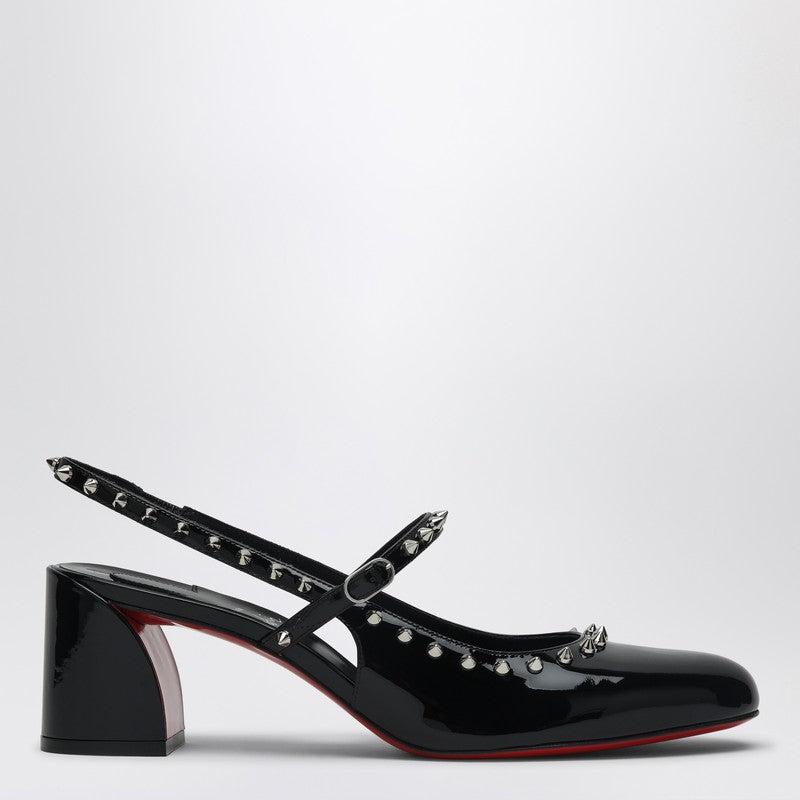 Christian Louboutin Mary Jane Janispikes Slingback Pumps