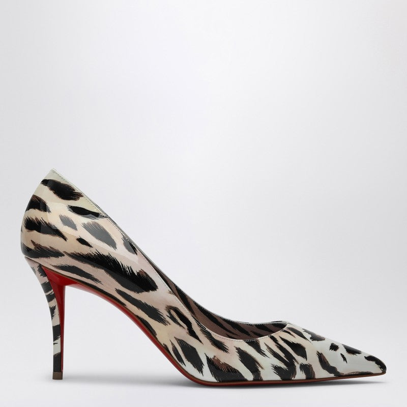 Zapatos de salón Christian Louboutin Miss Z en piel de becerro charol con estampado Gigi