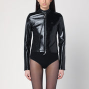 Courreges Courrèges Shiny black zip jacket