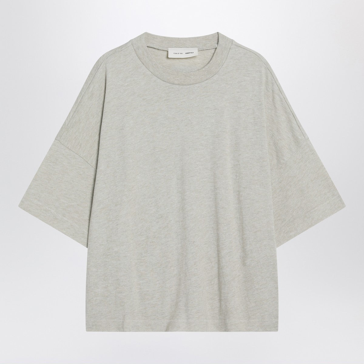 T-shirt oversize en coton mélangé gris Fear of God Essentials