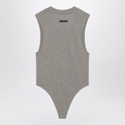 Body sans manches en coton mélangé gris Fear of God Essentials