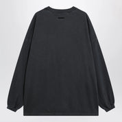 Fear of God Essentials Training 90s long-sleeve grey cotton jersey T-shirt