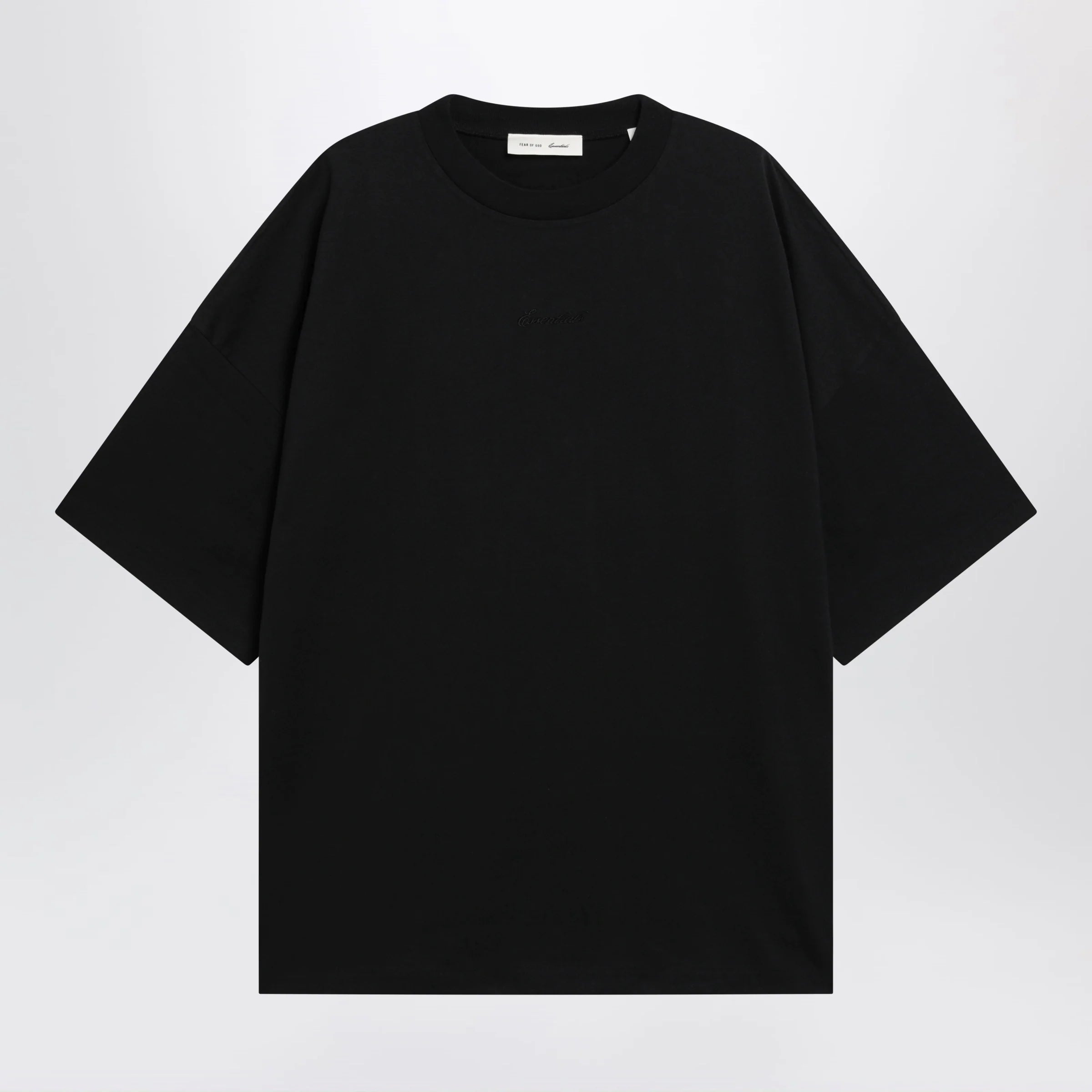 Fear of God Essentials Signature 90s oversized cotton T-shirt in black