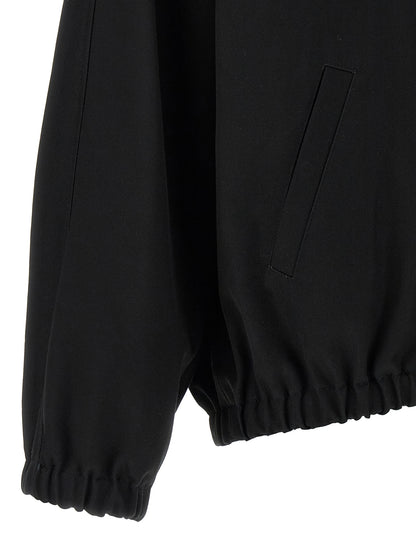 Courreges Buckle Zipped Bomber Jacket for Women