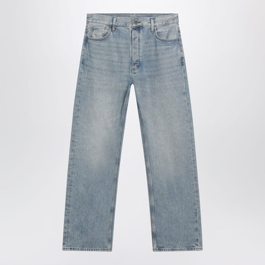 Fear of God Essentials Light blue vintage-effect denim jeans