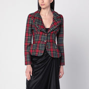 Vivienne Westwood Drunken jacket in tartan virgin wool