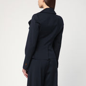 Vivienne Westwood Drunken jacket in navy blue wool
