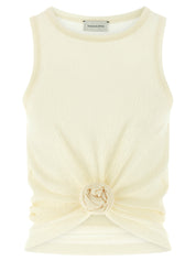 Magda Butrym Top 01 Beach Cream Top — Women's Topwear