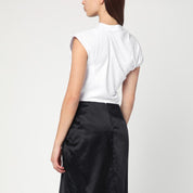 Vivienne Westwood Asymmetric white T-shirt with Orb logo