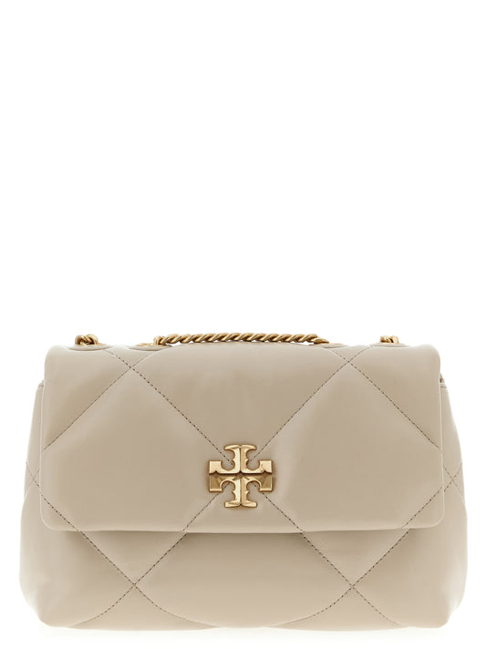 Tory Burch Kira Diamond Quilted Crossbody Bag — White