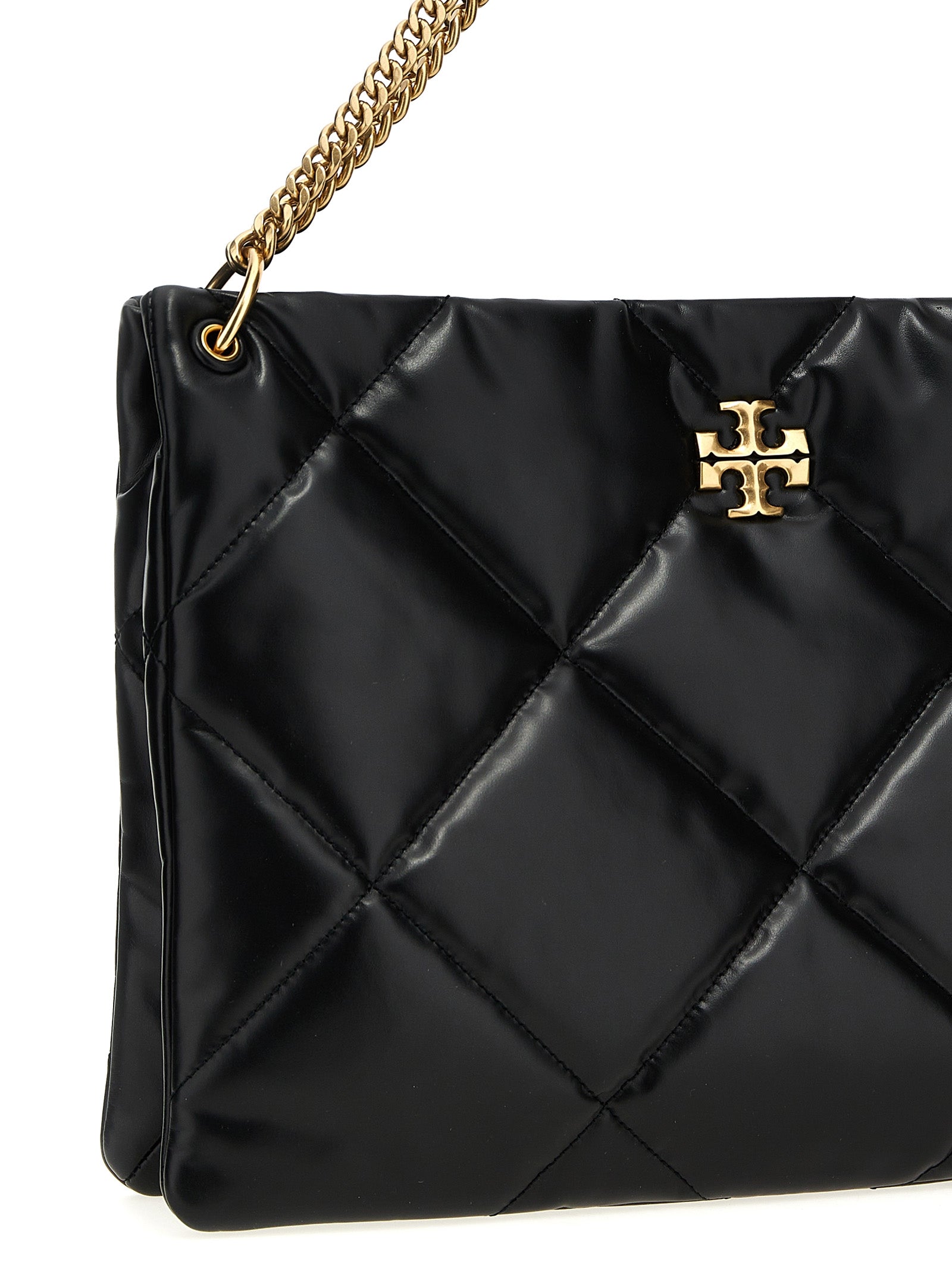 Tory Burch Kira Diamond Quilt Hobo Shopping Bag