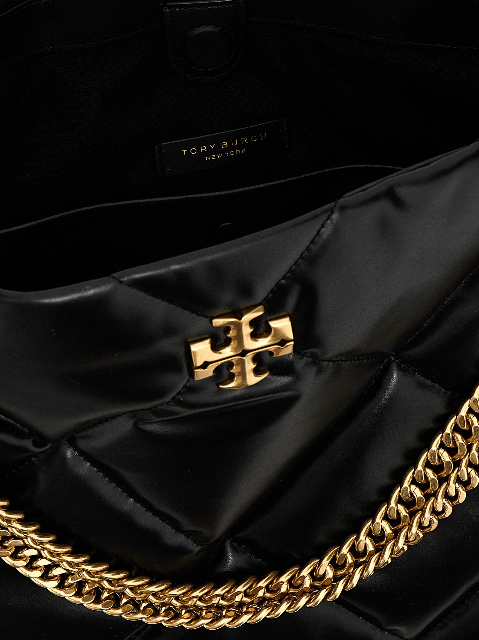 Tory Burch Kira Diamond Quilt Hobo Shopping Bag