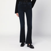 Mother The Weekender cropped jeans in black
