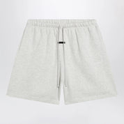 Fear of God Essentials Classic light grey mélange fleece sports shorts