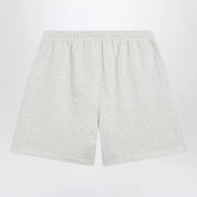 Fear of God Essentials Classic light grey mélange fleece sports shorts