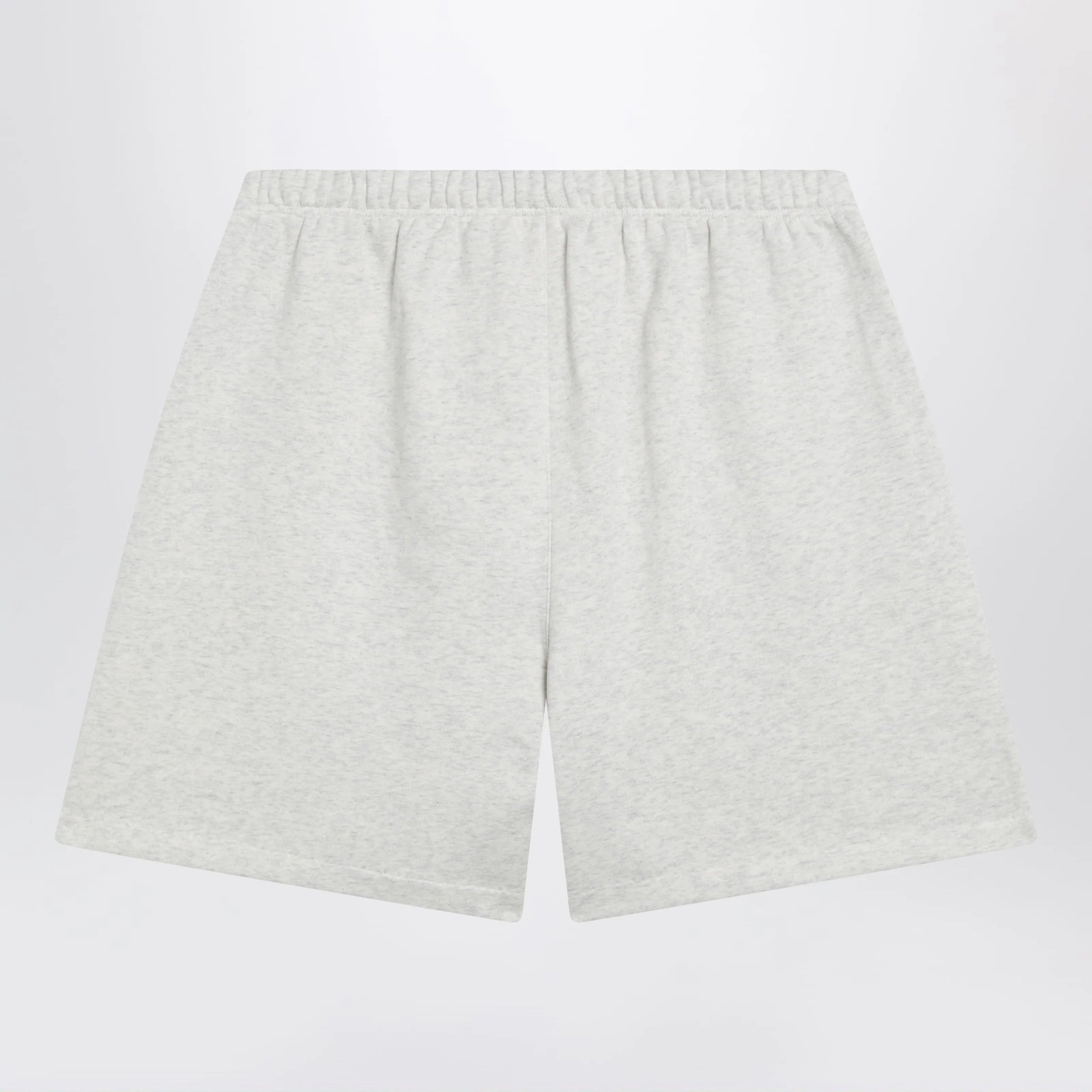 Fear of God Essentials Classic light grey mélange fleece sports shorts