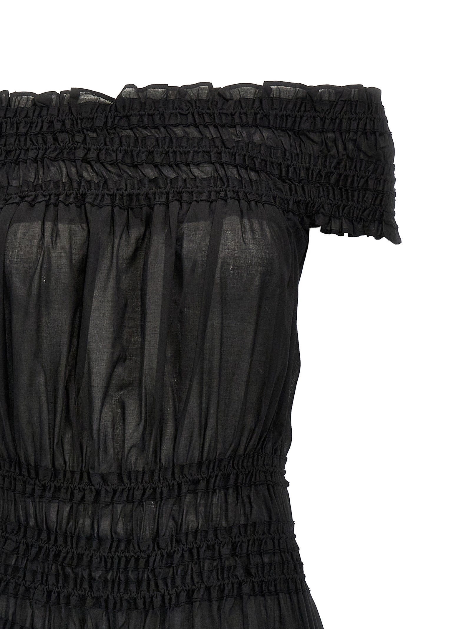 Tory Burch Smocked Cotton Dress