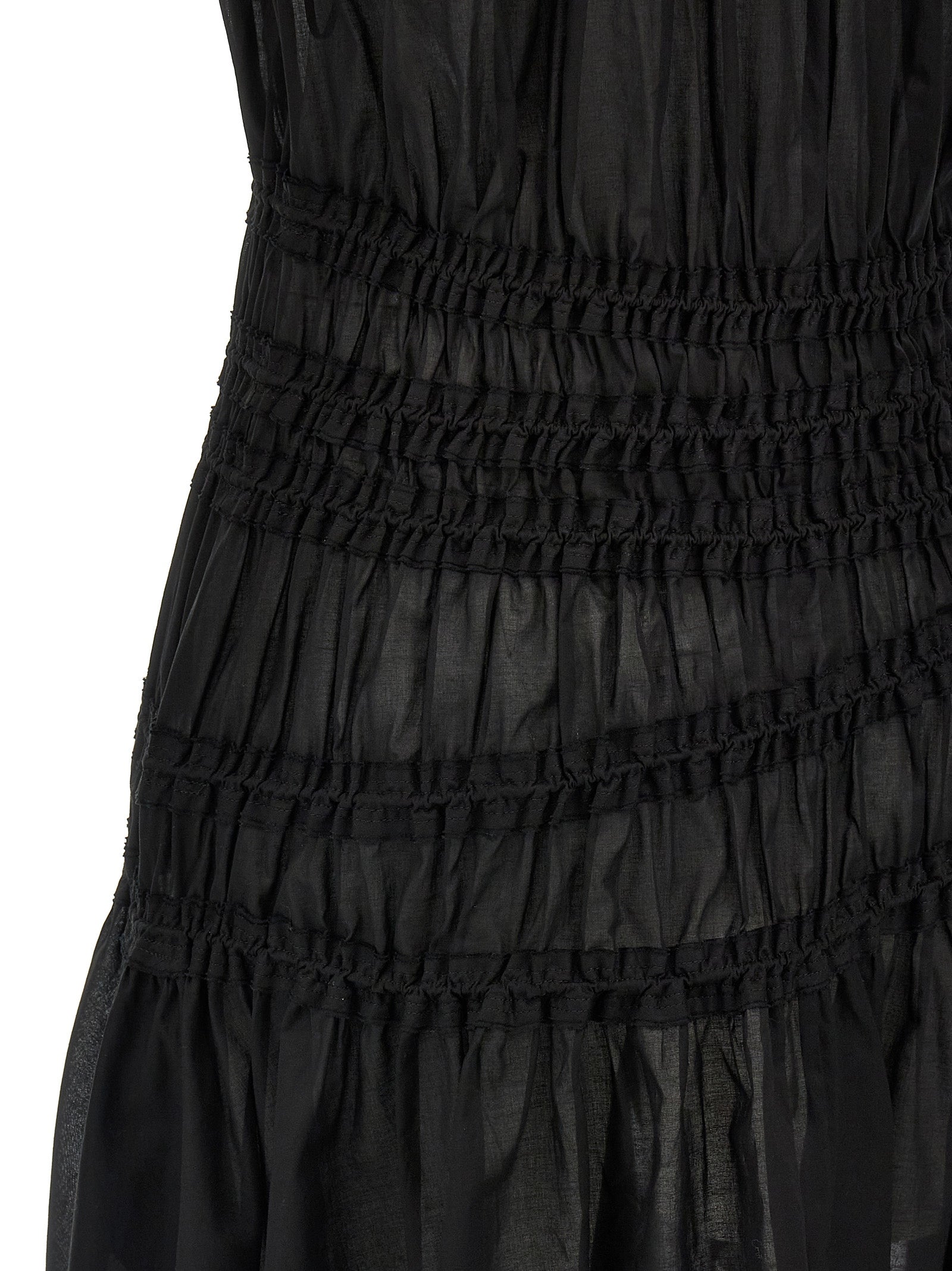 Tory Burch Smocked Cotton Dress