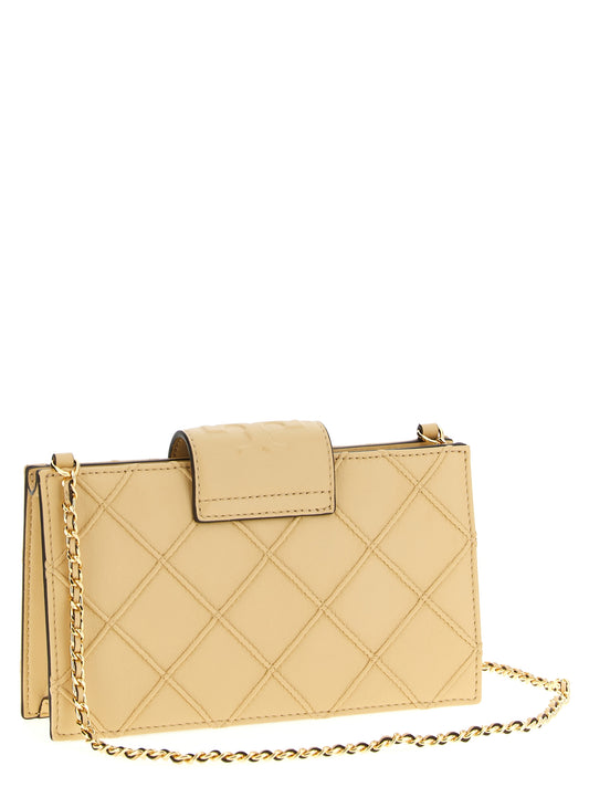 Tory Burch Fleming Wallet — Small Leather Goods (Beige)