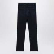 Mother The Mid Rise Dazzler Ankle jeans in dark blue denim