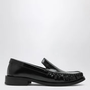 VINNY's Black leather Micahel moccasins
