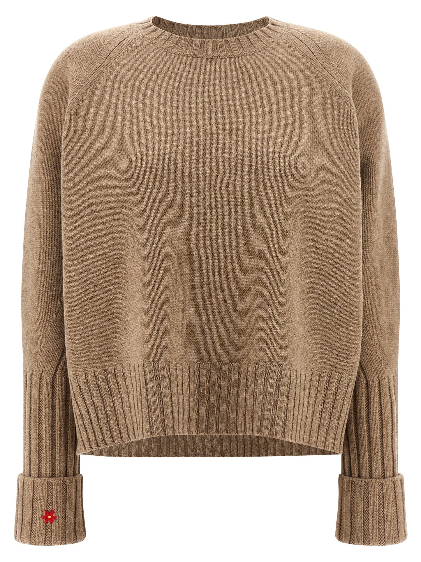 Tory Burch Wool Sweater - Beige Knitwear