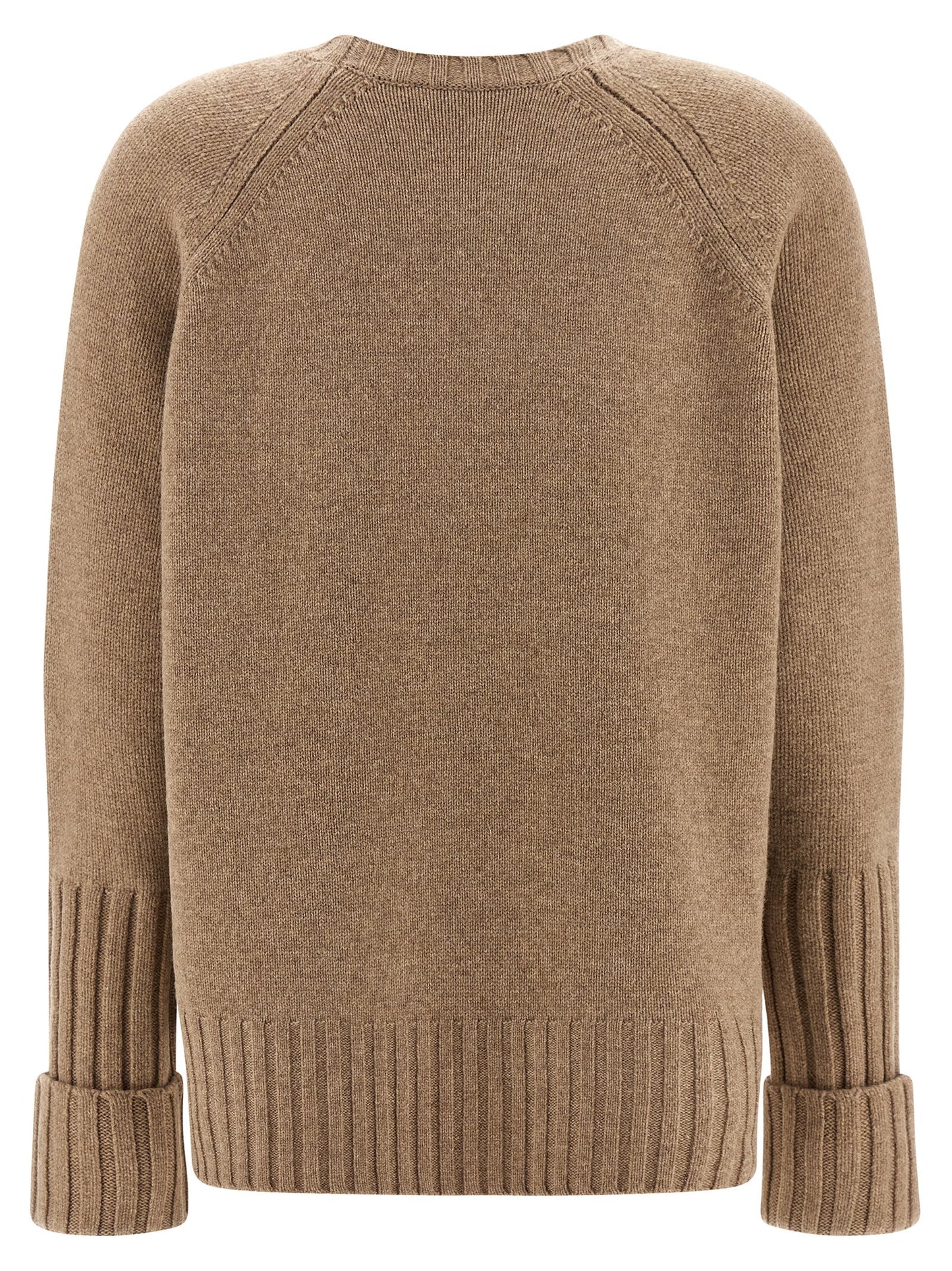 Tory Burch Wool Sweater - Beige Knitwear