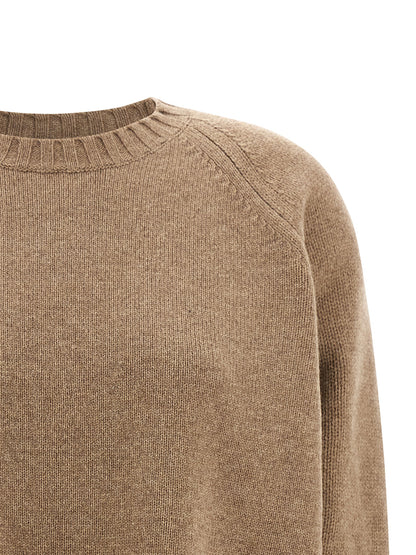 Tory Burch Wool Sweater - Beige Knitwear