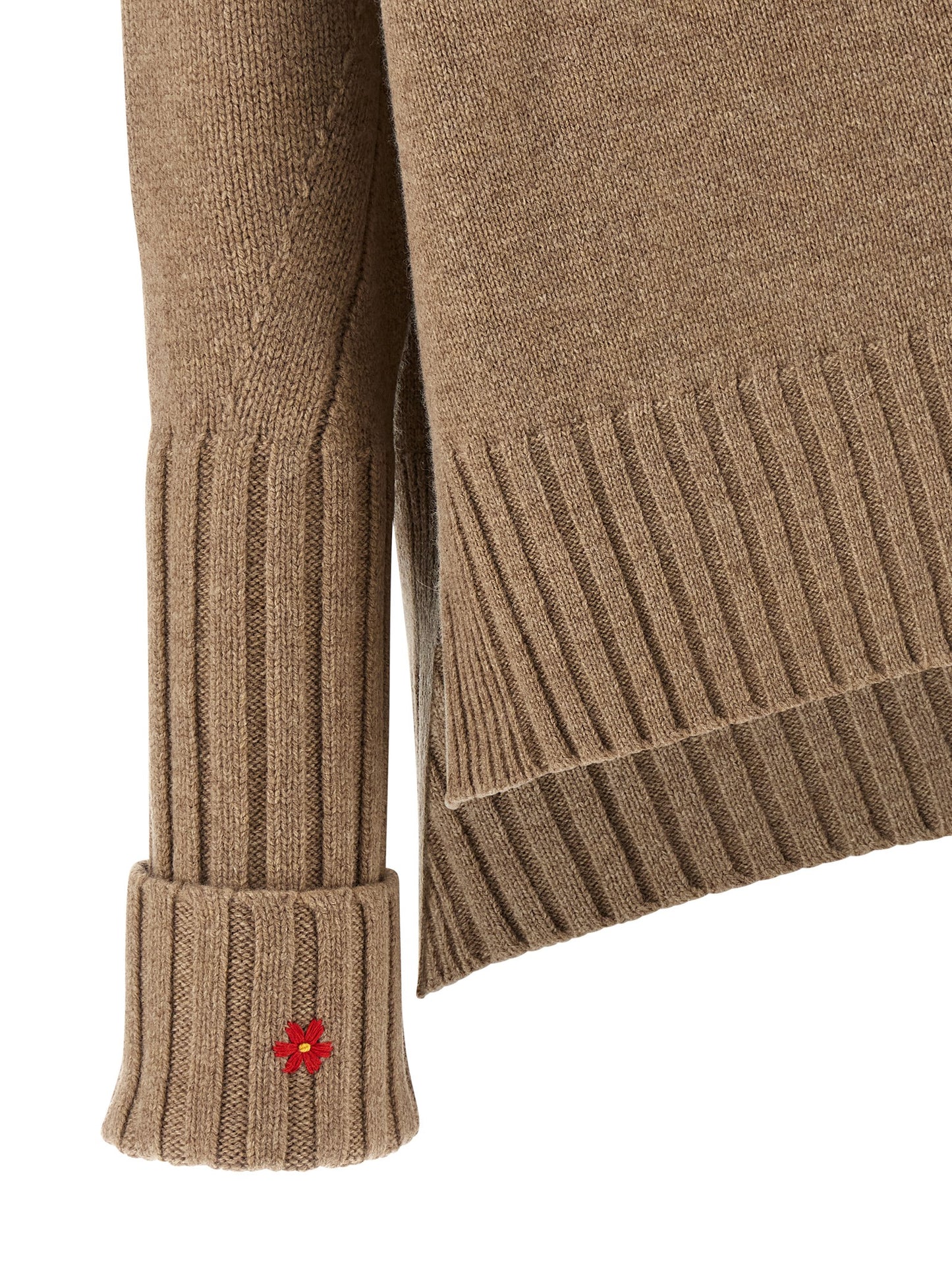 Tory Burch Wool Sweater - Beige Knitwear