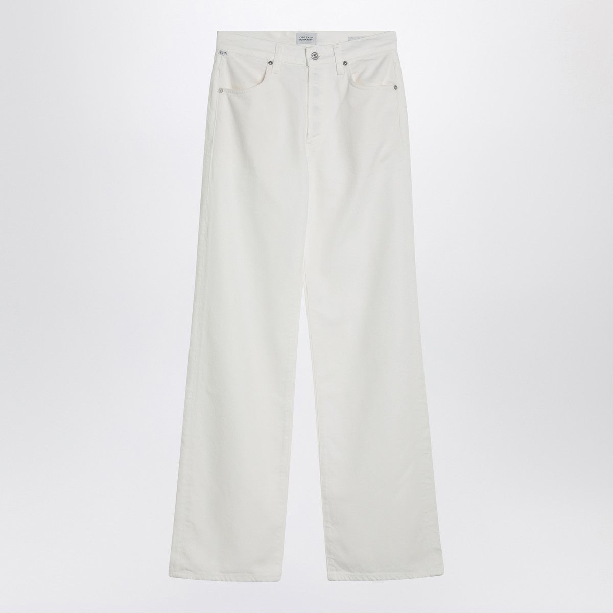 Citizens of Humanity Yellow Ochre Trouser Skirt — White Denim Jeans