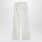 Citizens of Humanity Yellow Ochre Trouser Skirt — White Denim Jeans