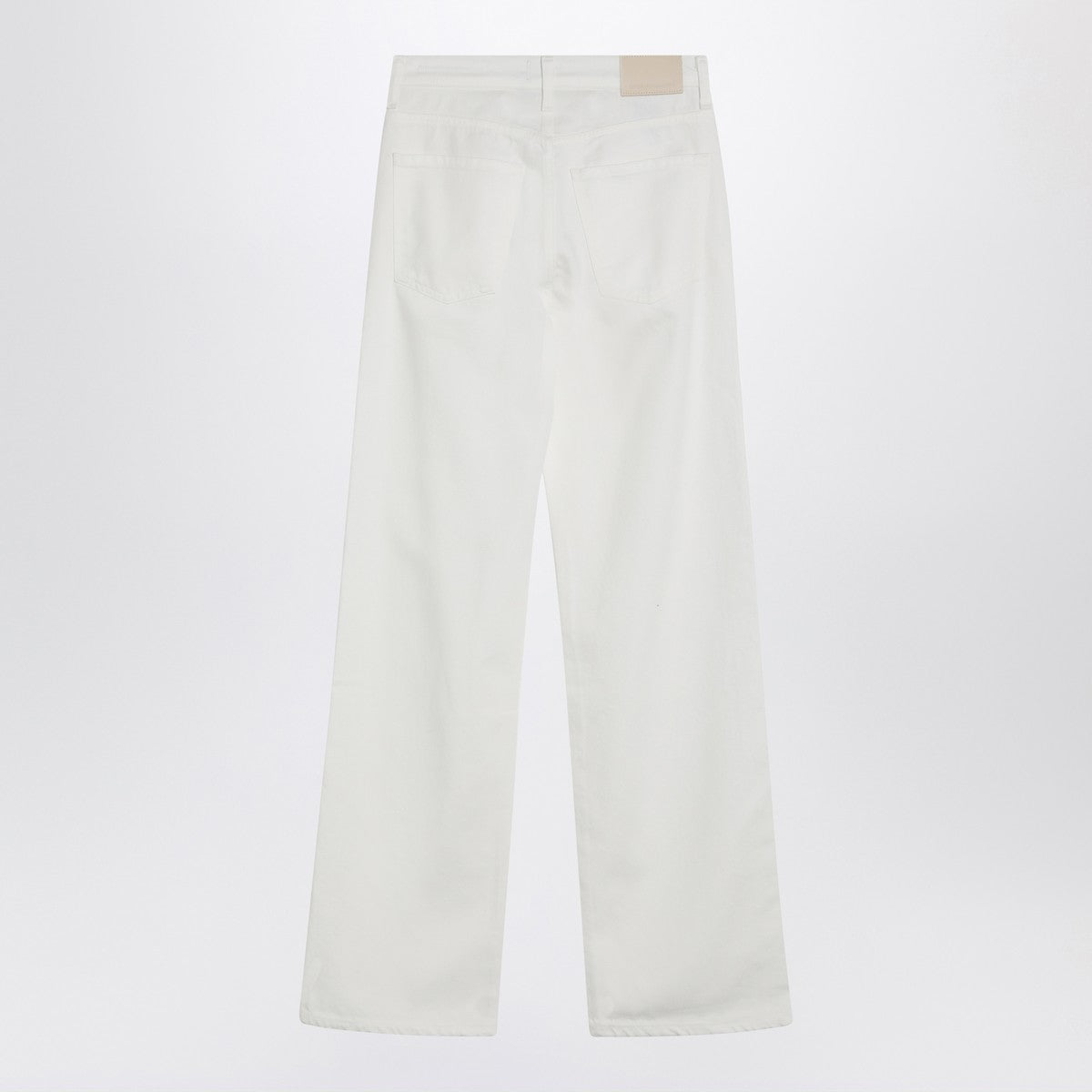 Citizens of Humanity Yellow Ochre Trouser Skirt — White Denim Jeans