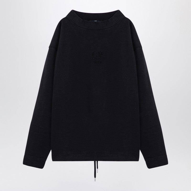 C.P. Company Black Cotton Sweater — Refined Everyday Comfort