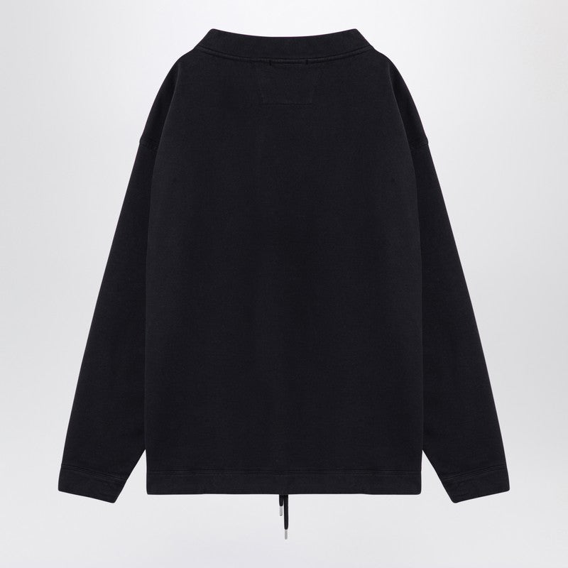 C.P. Company Black Cotton Sweater — Refined Everyday Comfort