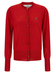Vivienne Westwood Bea Cardigan — Red Knitwear, Luxury Fit