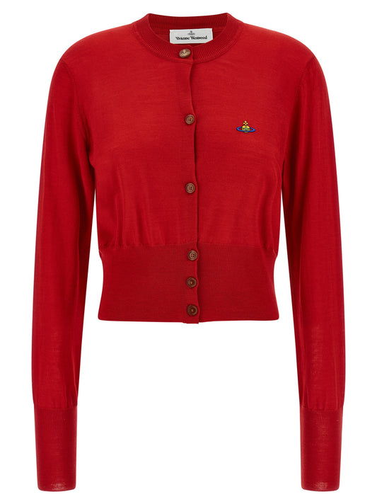 Vivienne Westwood Bea Cardigan - Red Knitwear