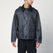 C.P. Company Mille light grey jacket in nylon raffia