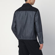 C.P. Company Mille light grey jacket in nylon raffia