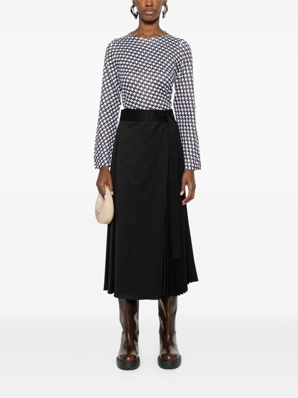 Comme Comme T-shirts and Polos Black long sleeve