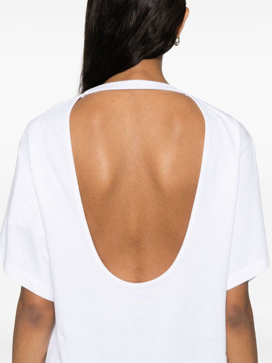 Iro White Cotton Tee — Classic Fit T‑Shirt
