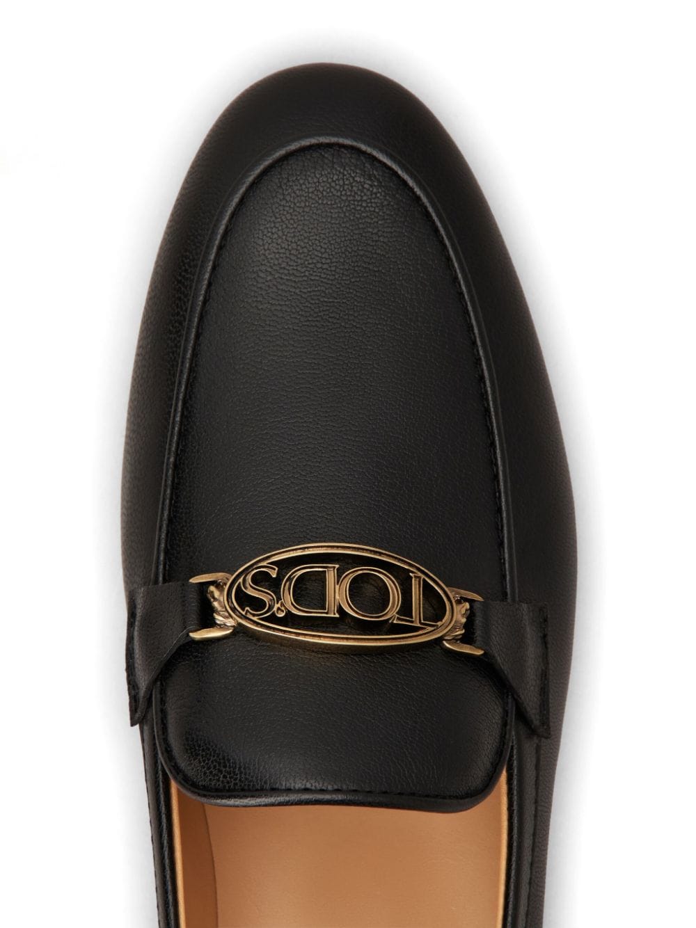 Tod'S Flat shoes Black leather loafers
