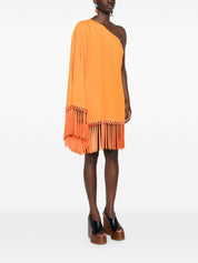 Taller Marmo Pre Dresses Orange asymmetric crepe mini