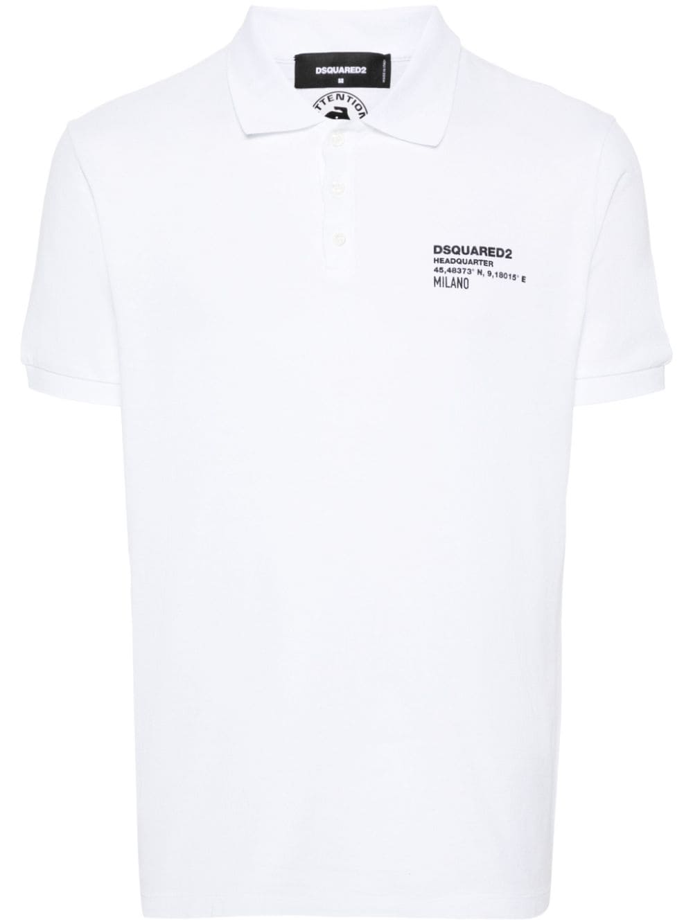 Dsquared2 White Polo Shirts & Tees — Topwear for Men